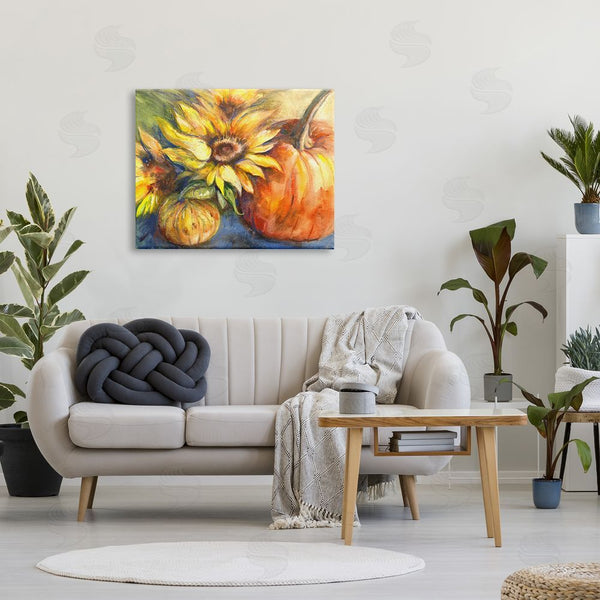 Stupell Industries Joy Allen | Fall Sunflowers & Gourds Wall Art