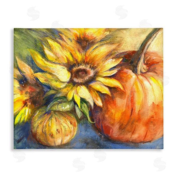 stupell industries Joy Allen | Fall Sunflowers & Gourds Wall Art