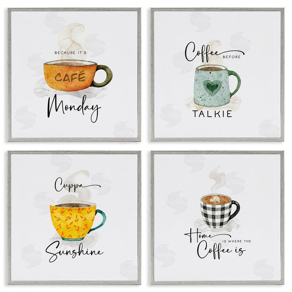 Stupell Industries Joy Hall | Coffee Delights Phrases Wall Art