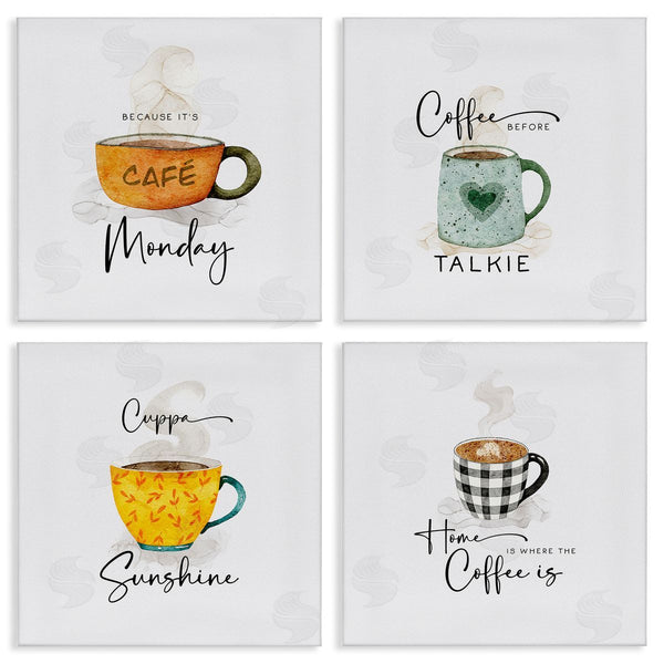 stupell industries Joy Hall | Coffee Delights Phrases Wall Art