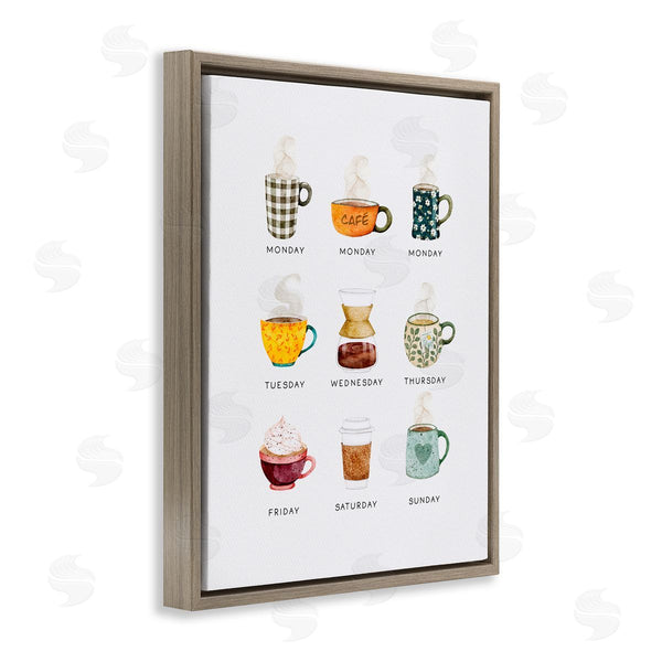 Stupell Industries Joy Hall | Days Of Week Coffee Mugs