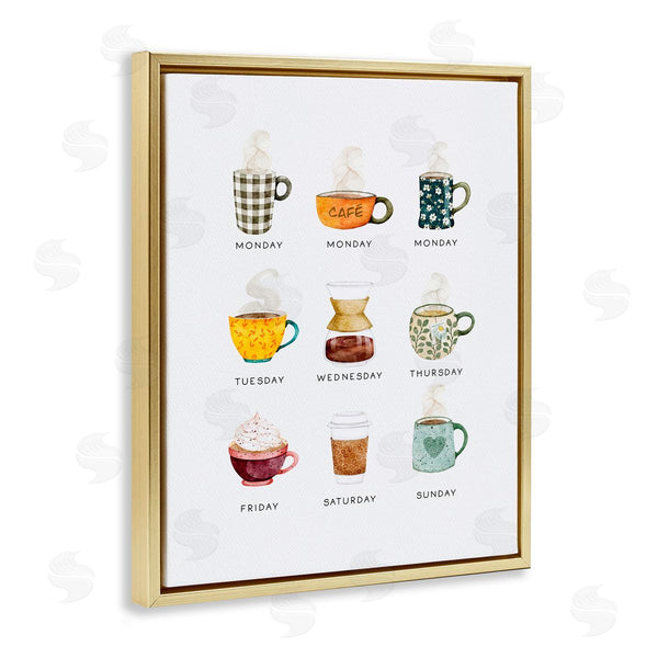 Stupell Industries Joy Hall | Days Of Week Coffee Mugs