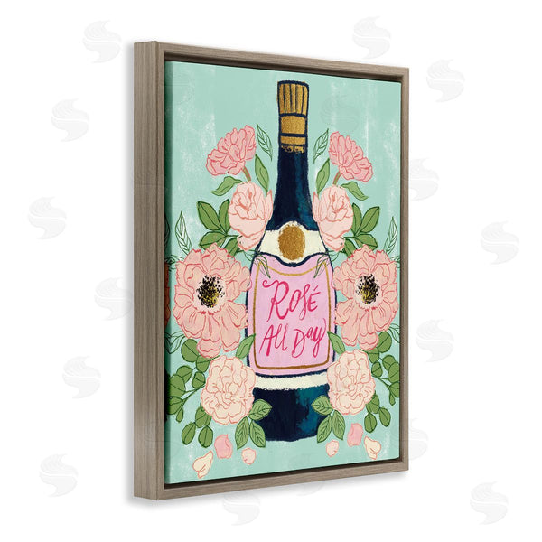 Stupell Industries Joy Ting | Rose All Day Pink Florals