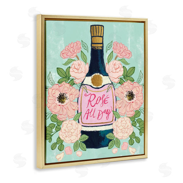 Stupell Industries Joy Ting | Rose All Day Pink Florals