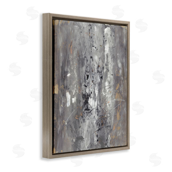Stupell Industries Joyce Combs | Ancient Mark Inspired Abstraction Grey Brown Design