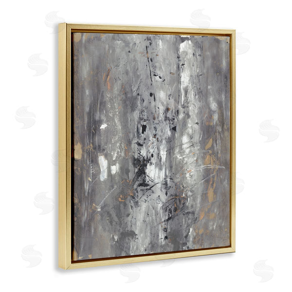 Stupell Industries Joyce Combs | Ancient Mark Inspired Abstraction Grey Brown Design