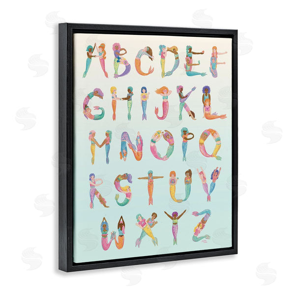 Stupell Industries Joylark Studio | Mermaid Alphabet Letters Wall Art