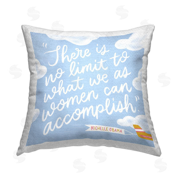 Stupell Industries Joylark Studio | Women Accomplishment Quote Printed Throw Pillow