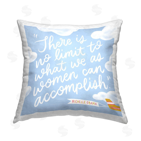 stupell industries Joylark Studio | Women Accomplishment Quote Printed Throw Pillow