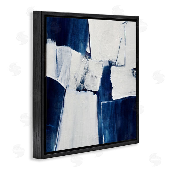 Stupell Industries Judith Shapiro | Blue Toned Brushed Abstract