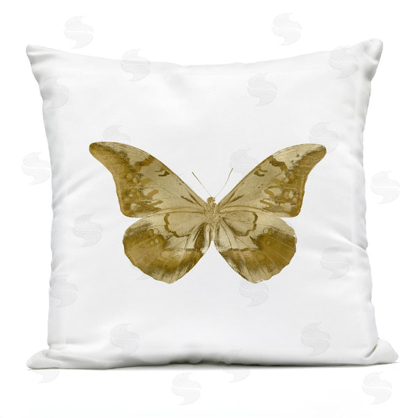 Stupell Industries Julia Bosco | Mod Ochre Butterfly Wings Printed Throw Pillow