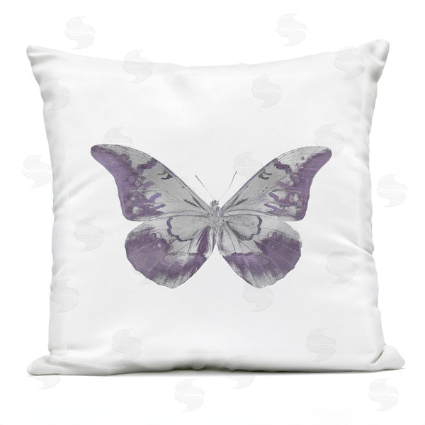 Stupell Industries Julia Bosco | Purple Casual Butterfly Wings Printed Throw Pillow
