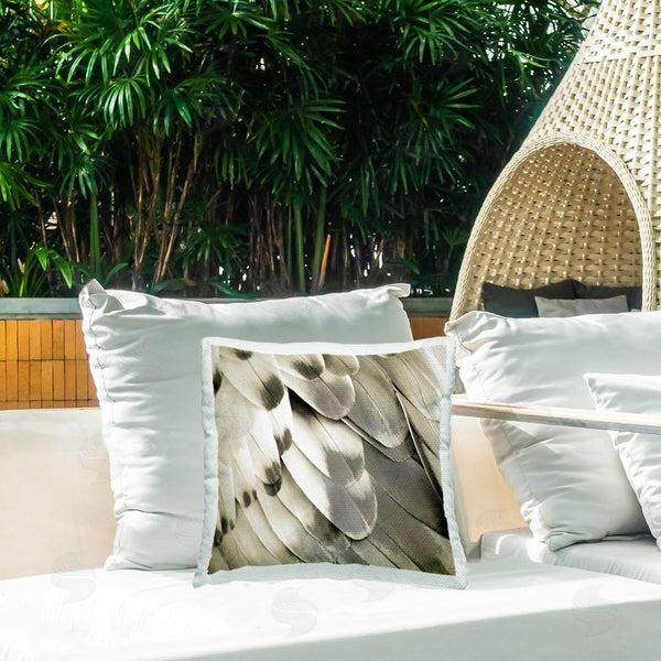 Stupell Industries Julia Bosco | Sleek Wing Feathers Printed Throw Pillow
