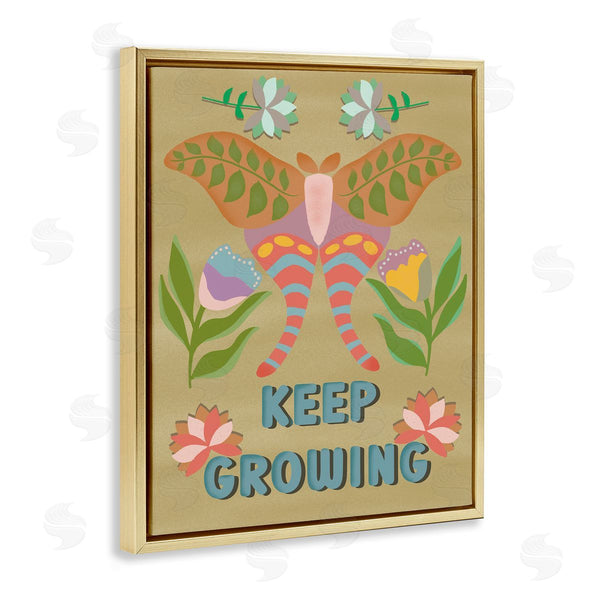 Stupell Industries Julia Frost | Keep Growing Butterfly