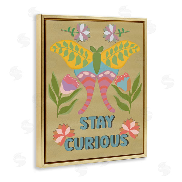 Stupell Industries Julia Frost | Stay Curious Butterfly