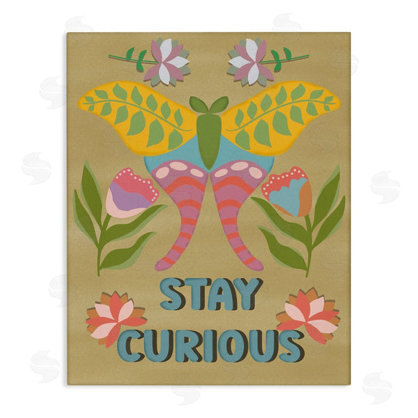 stupell industries Julia Frost | Stay Curious Butterfly