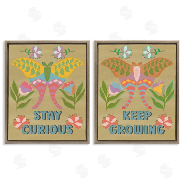 Stupell Industries Julia Frost | Stay Curious & Keep Growing