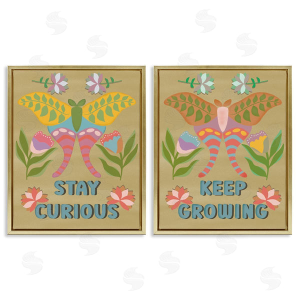 Stupell Industries Julia Frost | Stay Curious & Keep Growing