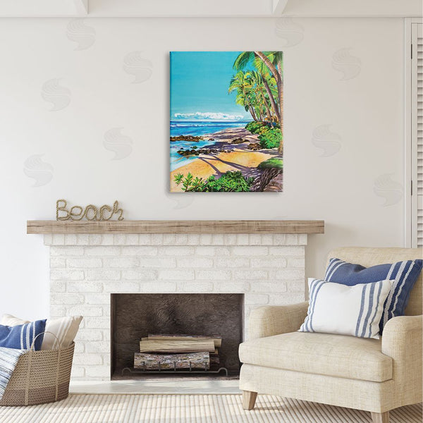 Stupell Industries Julia McGrath | Tropical Shore Landscape Wall Art