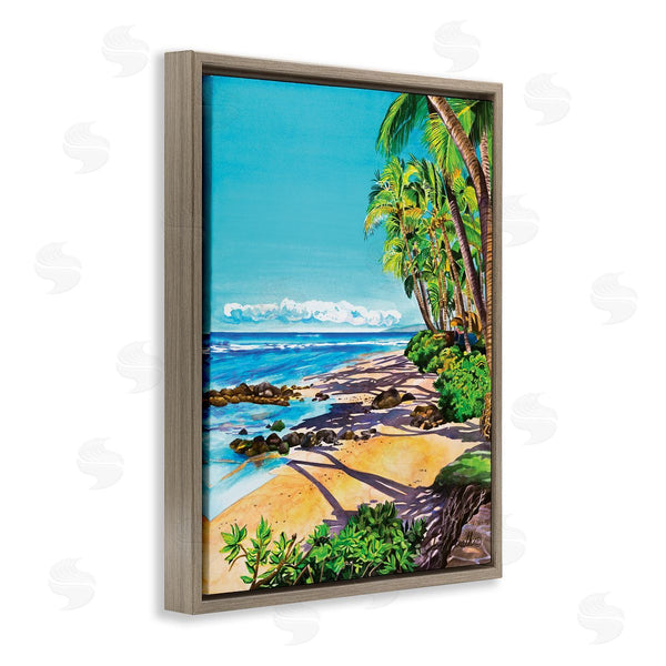 Stupell Industries Julia McGrath | Tropical Shore Landscape Wall Art