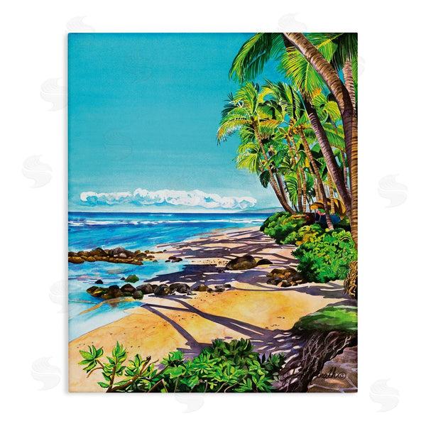 stupell industries Julia McGrath | Tropical Shore Landscape Wall Art