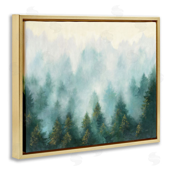 Stupell Industries Julia Purinton | Abstract Pine Forest With Mist