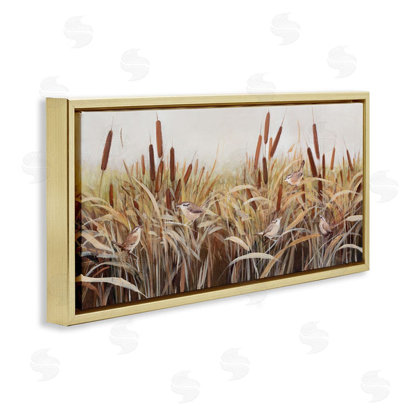 Stupell Industries Julia Purinton | Birds Among Country Reeds