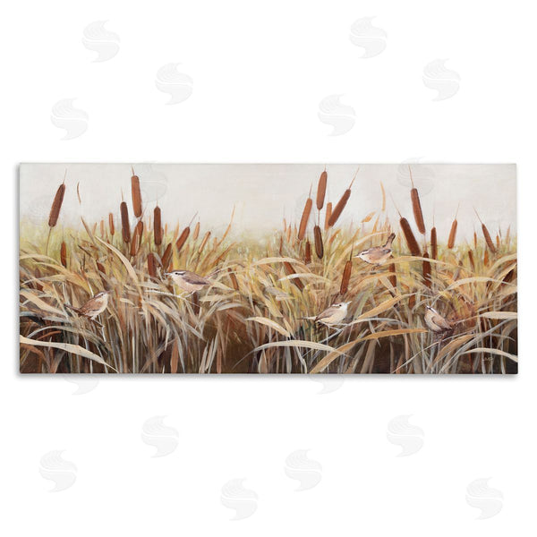 stupell industries Julia Purinton | Birds Among Country Reeds