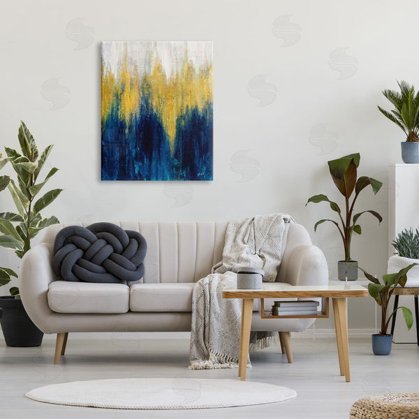 Stupell Industries Julia Purinton | Blue & Yellow Abstraction Wall Art