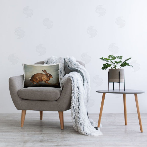 Stupell Industries Julia Purinton | Brown Rabbit On Grey