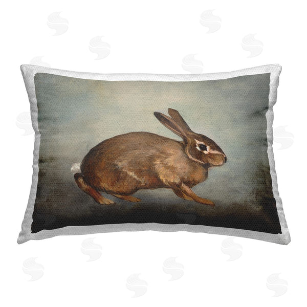Stupell Industries Julia Purinton | Brown Rabbit On Grey