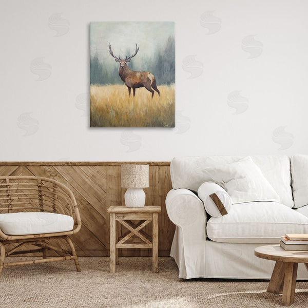 Stupell Industries Julia Purinton | Forest Royalty Elk