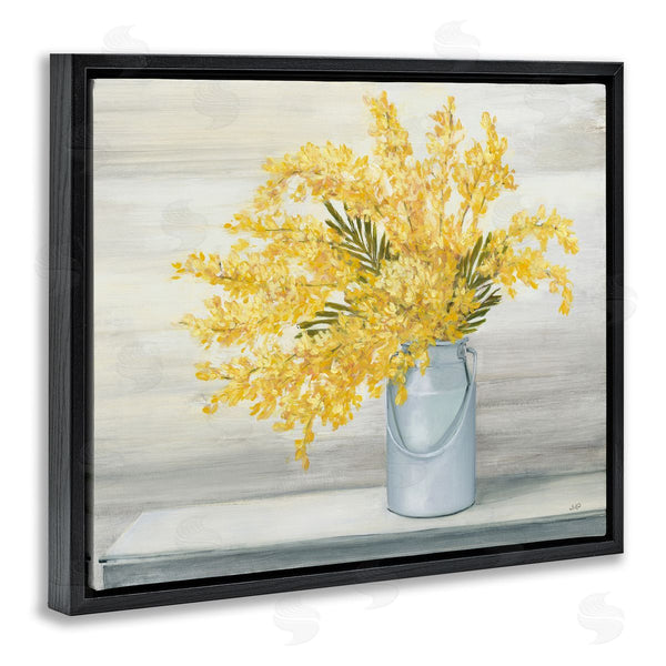 Stupell Industries Julia Purinton | Golden Fall Floral Bouquet In Country Milk Tin