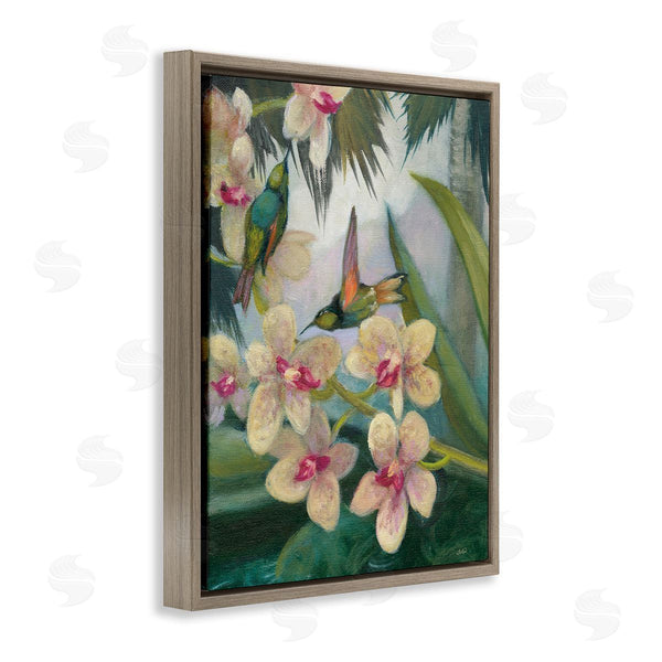 Stupell Industries Julia Purinton | Hummingbirds Among Blossoms Wall Art