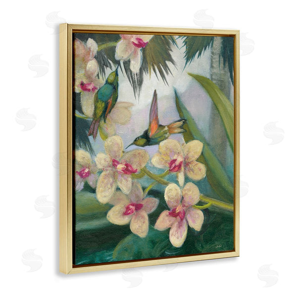 Stupell Industries Julia Purinton | Hummingbirds Among Blossoms Wall Art