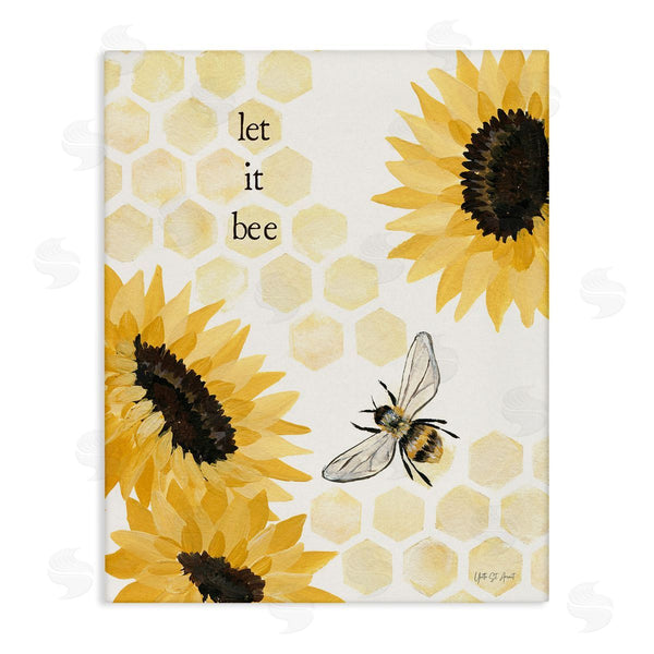 stupell industries Julia Purinton | Let It Bee Honeycomb Wall Art