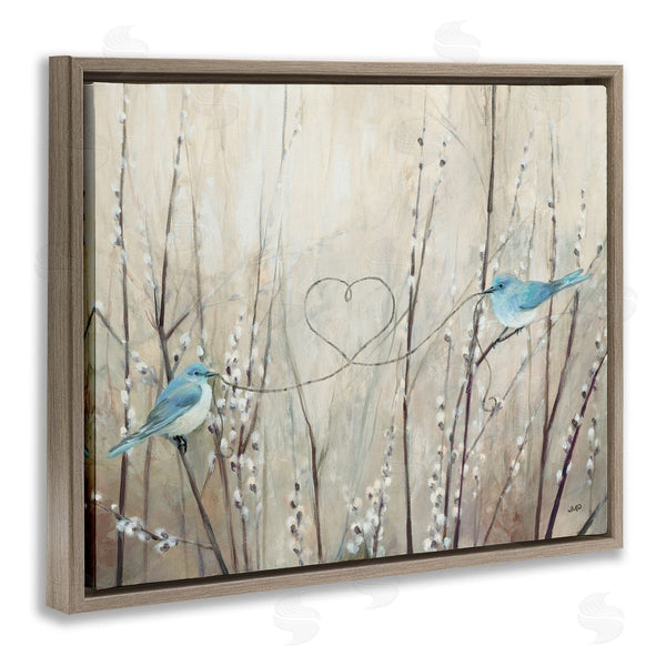 Stupell Industries Julia Purinton | Love Birds With Heart Shape