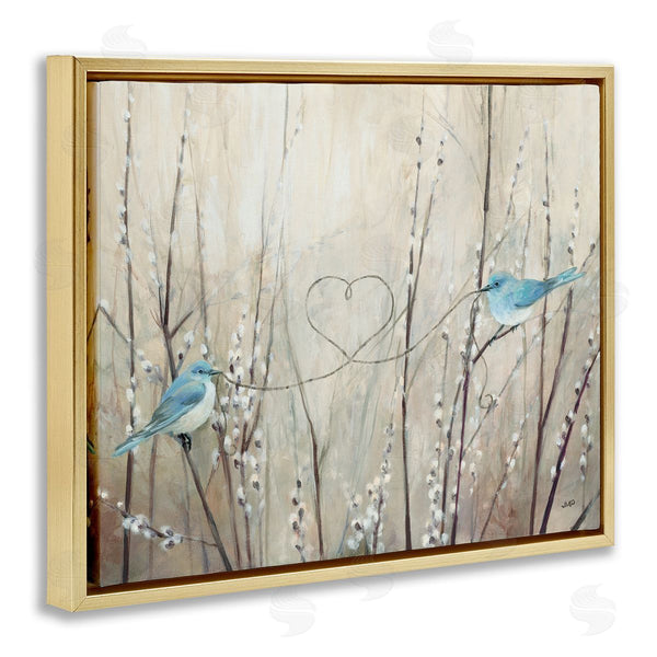 Stupell Industries Julia Purinton | Love Birds With Heart Shape