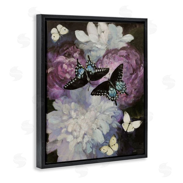 Stupell Industries Julia Purinton | Midnight Garden Butterflies
