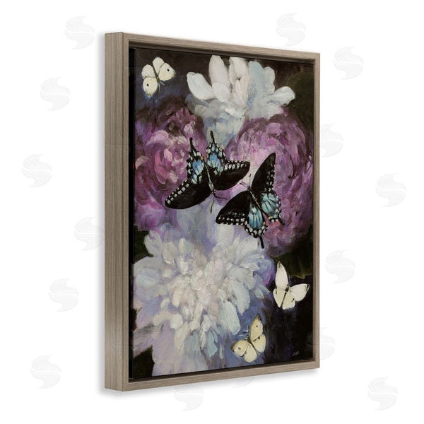 Stupell Industries Julia Purinton | Midnight Garden Butterflies