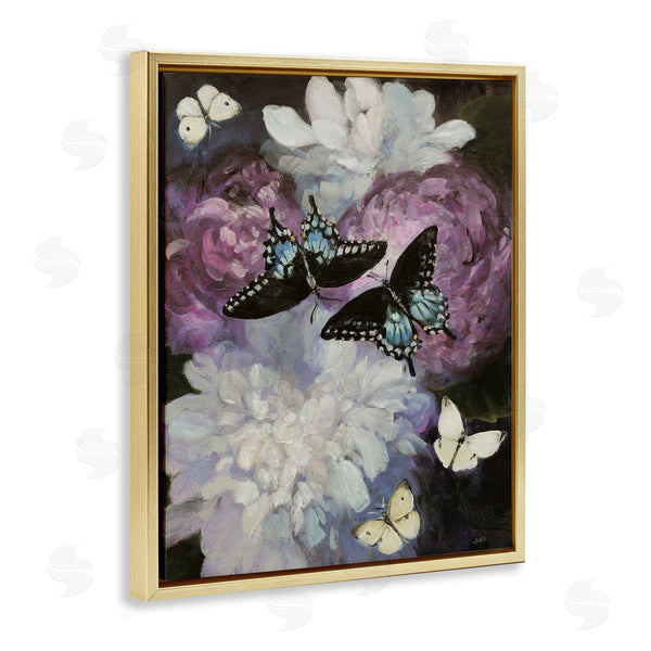 Stupell Industries Julia Purinton | Midnight Garden Butterflies