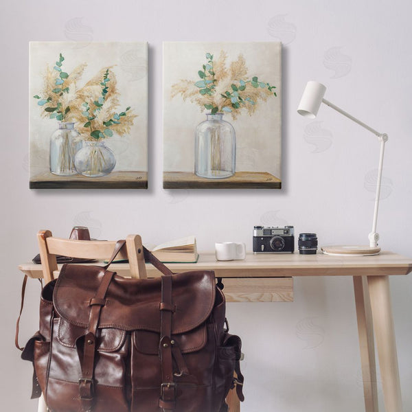 Stupell Industries Julia Purinton | Pampas Eucalyptus Bouquet Wall Art