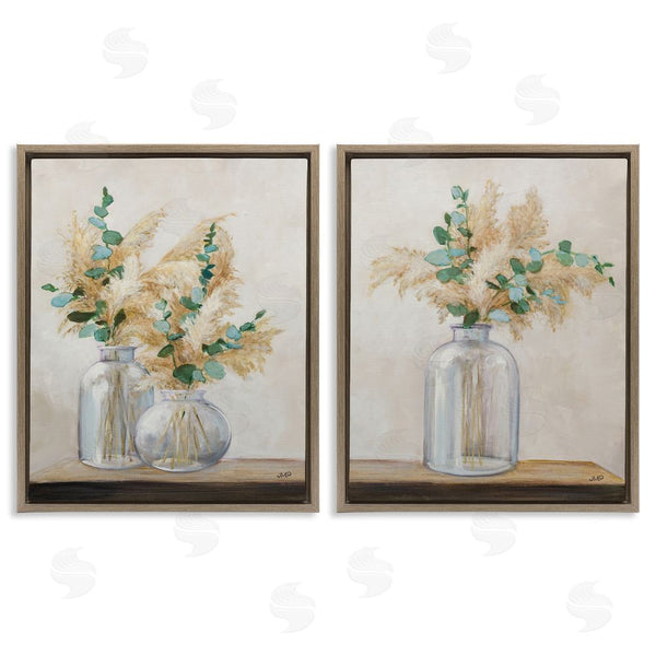 Stupell Industries Julia Purinton | Pampas Eucalyptus Bouquet Wall Art