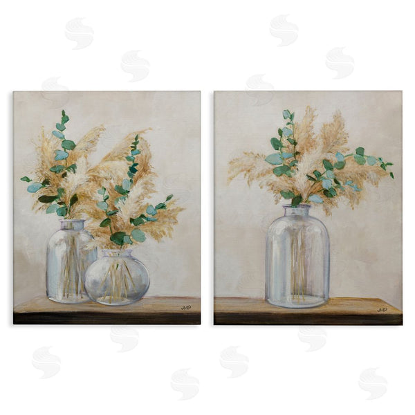 stupell industries Julia Purinton | Pampas Eucalyptus Bouquet Wall Art
