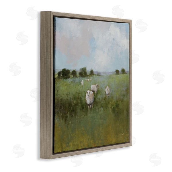 Stupell Industries Julia Purinton | Quiet Pasture With Sheep