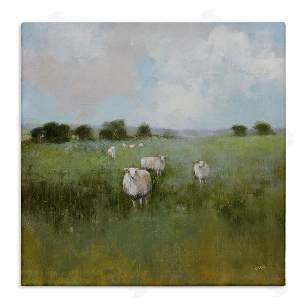 stupell industries Julia Purinton | Quiet Pasture with Sheep