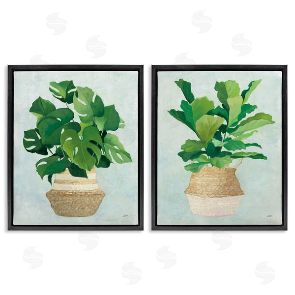 Stupell Industries Julia Purinton | Serene Monstera Indoor Plant Minimal Wall Art