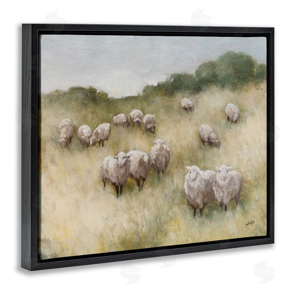 Stupell Industries Julia Purinton | Sheep Herd In Rural Grassland