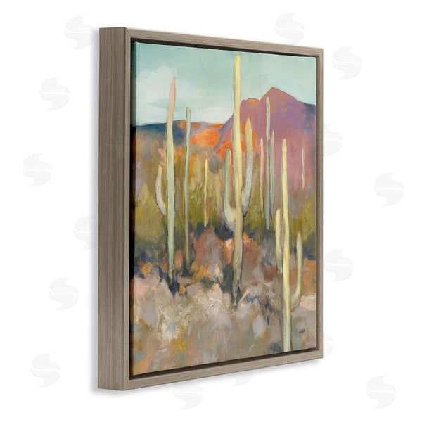 Stupell Industries Julia Purinton | Soft Cactus Desert Landscape