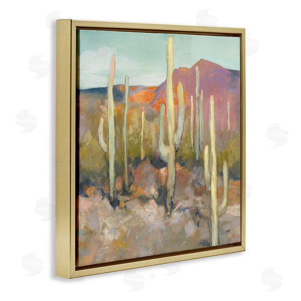 Stupell Industries Julia Purinton | Soft Cactus Desert Landscape